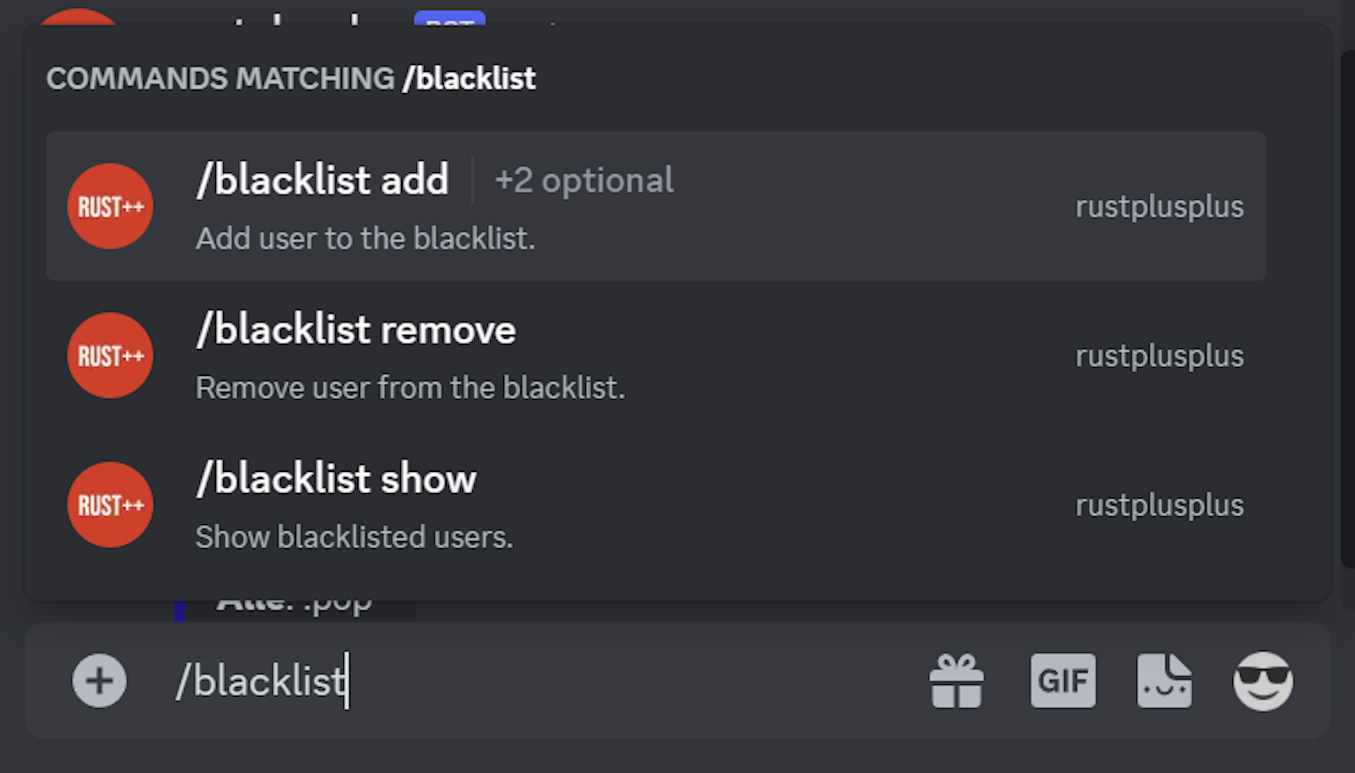 blacklist-slash-command