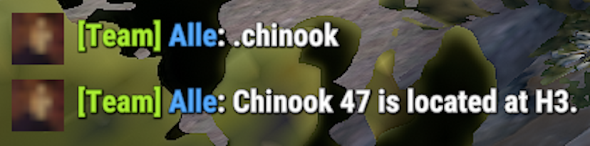 chinook-in-game-command