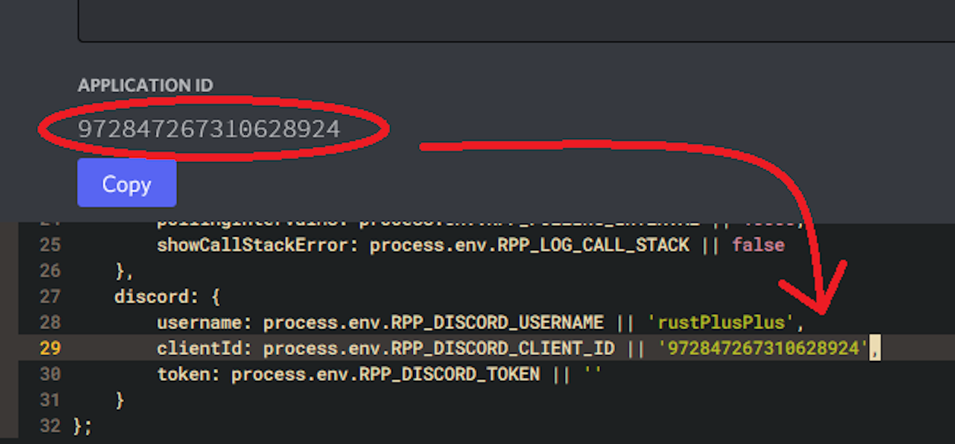 copy-application-id-bot-setup