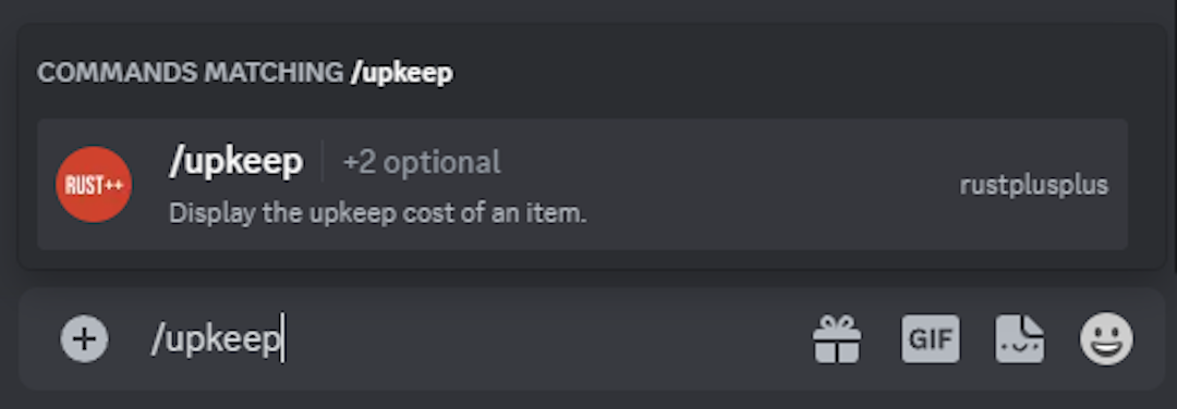 upkeep-slash-command